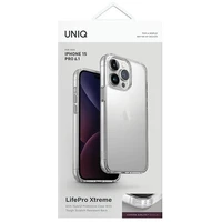 Uniq LifePro Xtreme Magnetinis įkrovimo dėklas iPhone 15 Pro telefonui - skaidrus