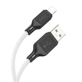 Kabelis USB-A į Lightning Hoco 2,4A 1 m X90 baltas