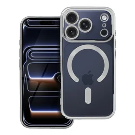 ELECTRO MAG COVER dėklas suderinamas su Magnetine IPHONE 17 Pro sidabrinis