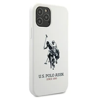US Polo USHCP12LSLHRWH iPhone 12 Pro Max 6.7 white Silicone Collection