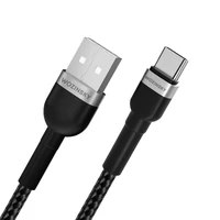 Wozinsky WNBAC1 USB-A / USB-C kabelis 2.4A 1m - juodas