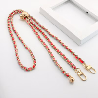 Telefono raištis G-14 raudonas-auksinis