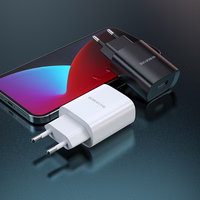Borofone Sieninis įkroviklis BN1 Innovative - USB - 2,1A su USB į Type C baltas