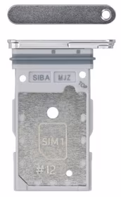 SIM kortelės laikiklis Samsung S921 S24/S926 S24 Plus Dual Marble Grey originalus (service pack)