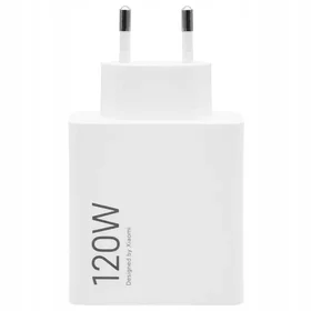 XIAOMI original įkroviklis USB A QC3.0 6A 120W MDY-14-EE + duomenų kabelis USB A iki Type C 6A 1m balta pakuotė