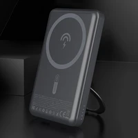 Dudao K28S 20W PD 5000mAh Išorinė baterija su Magnetine funkcija ir stovu - pilka