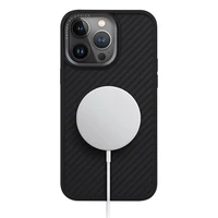 Uniq Keva Magclick įkrovimo dėklas telefonui iPhone 15 Pro Max - juodas