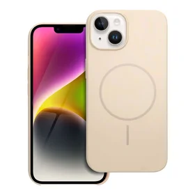 Blizgus magnetinis dėklas suderinamas su MagSafe IPHONE 13 / 14 - baltas