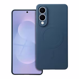 SILICONE MAG COVER dėklas telefonui suderinamas su Magnetiniu SAMSUNG S25 Edge mėlyna