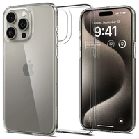 Dėklas telefonui Spigen Airskin Hybrid iPhone 15 Pro Max - skaidrus (m)