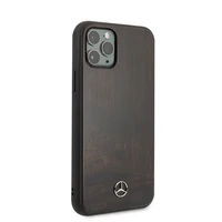 Mercedes Wood Line Rosewood dėklas iPhone 11 Pro - rudas