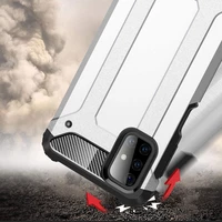 Hybrid Armor Case tvirtas apsauginis dėklas Samsung Galaxy M51 mėlynas