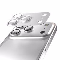 Etteri kameros objektyvo apsauga iPhone 17 Pro sidabrinis