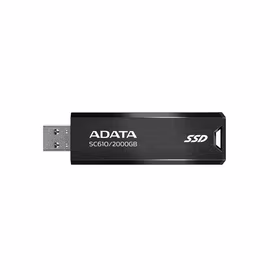 ADATA SC610 USB atmintukas 2 TB USB A tipo 3.2 Gen 2 (3.1 Gen 2) Juoda