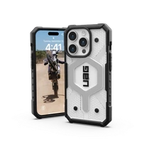 UAG Pathfinder MagSafe dėklas iPhone 15 Pro - skaidrus