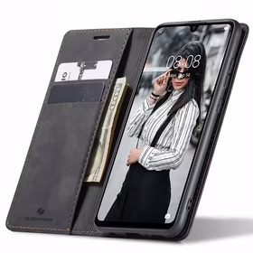 Spacecase piniginės dėklas Huawei P30 Lite juodas