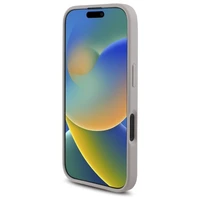 Guess 4G Didelis Logotipas dėklas telefonui iPhone 16 Plus - rožinis