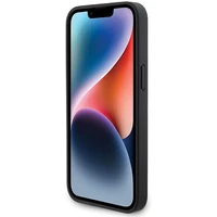 BMW odinis deimantų rašto dėklas telefonui iPhone 15 Pro - juodas