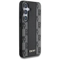 DKNY odinis languoto rašto magnetinis dėklas telefonui Samsung Galaxy S25 - juodas