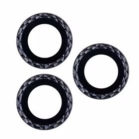 Akinių su lęšiais rinkinys iPhone 11 juodam rombui (2 vnt.)