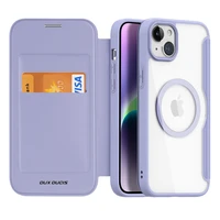 Dėklas Dux Ducis Skin X Pro Apple iPhone 15 Plus violetinis