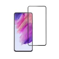 Apsauginis stiklas Blue Star - SAMSUNG Galaxy S21 FE pilnas paviršius (pilnas klijavimas/draugiškas dėklui) - juodas Apsauginis stiklas Blue Star