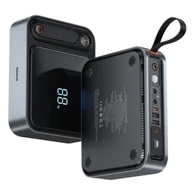 Užvedimo įrenginys Baseus Super Energy Ultra 3000A su išorine baterija 26800 mAh - juodas