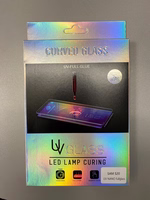 LCD apsauginis stikliukas M1 5D UV Glue Samsung G960 S9 lenktas skaidrus