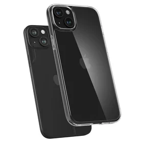 Spigen Airskin Hybrid dėklas telefonui iPhone 15 Plus - skaidrus