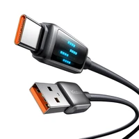 "Mcdodo CA-2350" USB-A į USB-C kabelis, 6A, LED ekranas, 1,2 m