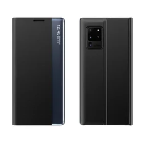 Naujas Sleep dėklas knygos tipo dėklas su stovo funkcija Samsung Galaxy A02s EU juodas