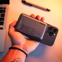 Išorinė baterija Dudao TGK1 su MagSafe belaide įkrova 20W 10000mAh juoda