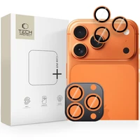 Tech-Protect Camring Fit+ kameros dangtelis, skirtas iPhone 14 Pro / Max / 15 Pro / Max / 16 Pro / Max / 17 Pro / Max – oranžinis
