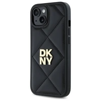 DKNY Quilted Stack Logo dėklas telefonui iPhone 14 - juodas