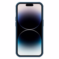 Dėklas Nillkin Super Frosted Shield Pro Magnetic Apple iPhone 14 Pro Max mėlynas