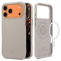 Spigen Silicone Fit Magnetinis dėklas telefonui iPhone 17 Pro Max - Pilkas
