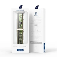 Dux Ducis dirželis (lauko versija) Apple Watch Ultra dirželis, SE, 9, 8, 7, 6, 5, 4, 3, 2, 1 (49, 45, 44, 42 mm) nailoninė apyrankė juoda/žalia