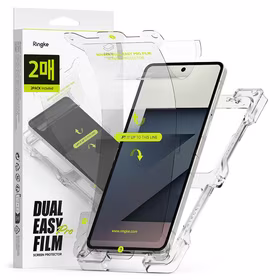 Ringke Dual Easy Pro 2 dalių apsauginė plėvelė Samsung Galaxy Z Flip 7 – skaidri