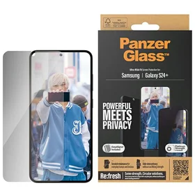 PanzerGlass itin platus privatumo apsauginis stiklas su pozicionieriumi Samsung Galaxy S24+