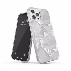 Adidas OR SnapCase Camo dėklas telefonui iPhone 12 Pro Max - skaidrus