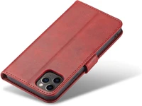 Dėklas Wallet Case Xiaomi Redmi Note 14 4G raudonas