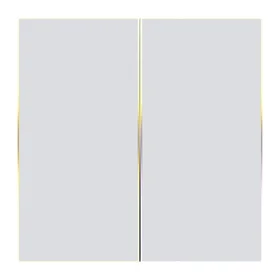 Jutiklinis ZigBee šviesos jungiklis Avatto TS60-EU-W4 keturkartis TUYA (baltas)