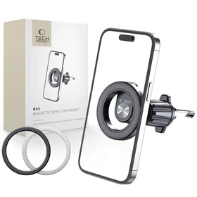 Tech-Protect N53 automobilinis telefono laikiklis su MagSafe, skirtas oro angai - juodas