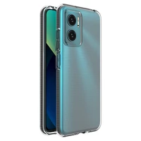 Spring Case gel TPU dėklas su spalvotu rėmeliu Xiaomi Redmi 10 juodas