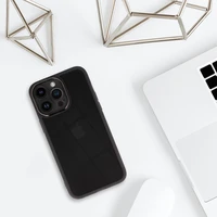 Apsauginis objektyvo dėklas (m) Iphone 15 Plus - juodas skaidrus