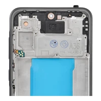 LCD ekranas SAMSUNG A36 5G HARD OLED su rėmeliu