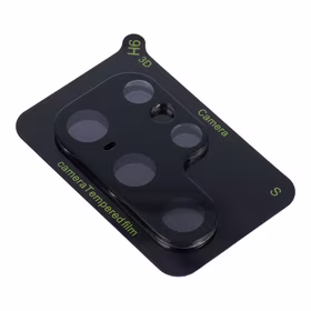 5D pilno klijavimo kameros apsauginis stiklas - Samsung Galaxy S23 Ultra juodas