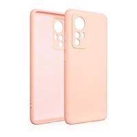 Beline Dėklas Silicone Xiaomi 12 rožinis auksinis