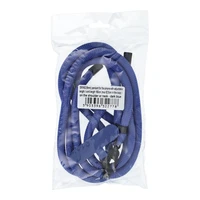 SWING (8mm) Telefono dirželis, Telefono pakabukas su reguliuojamu ilgiu / virvės ilgis 165cm (maks. 82.5cm kilpoje) / ant peties arba kaklo - tamsiai mėlynas