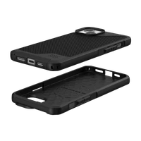 UAG Metropolis LT Magnetinis dėklas telefonui iPhone 15 Plus - juodas kevlaras